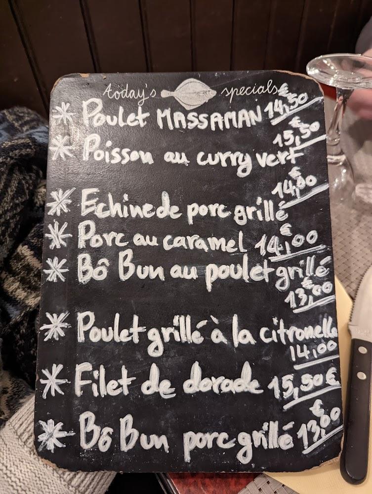 Le Fleuve Rouge - Menu Image 3